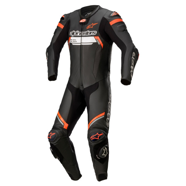 Alpinestars Alpinestars Missile V2 Ignition Leather 1 Piece Suit Black/Red/Fluo